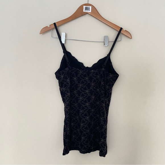 FOXY JEANS Black Lace Fitted Tank Top - Picture 5 of 7